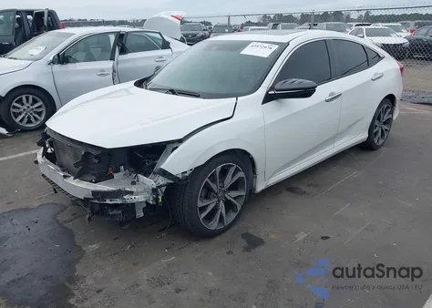 2019 Honda Civic Touring z USA, uszkodzony, nr VIN JHMFC1F91KX002314